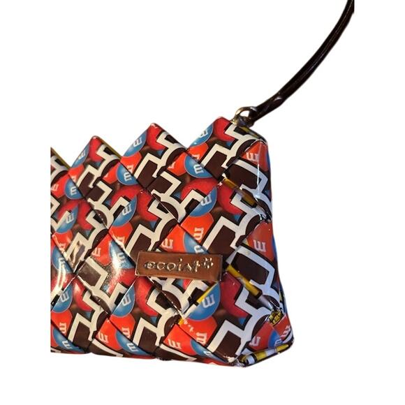 Ecolist M & M Clutch Candy Wrapper Bag Wristlet - Picture 2 of 6